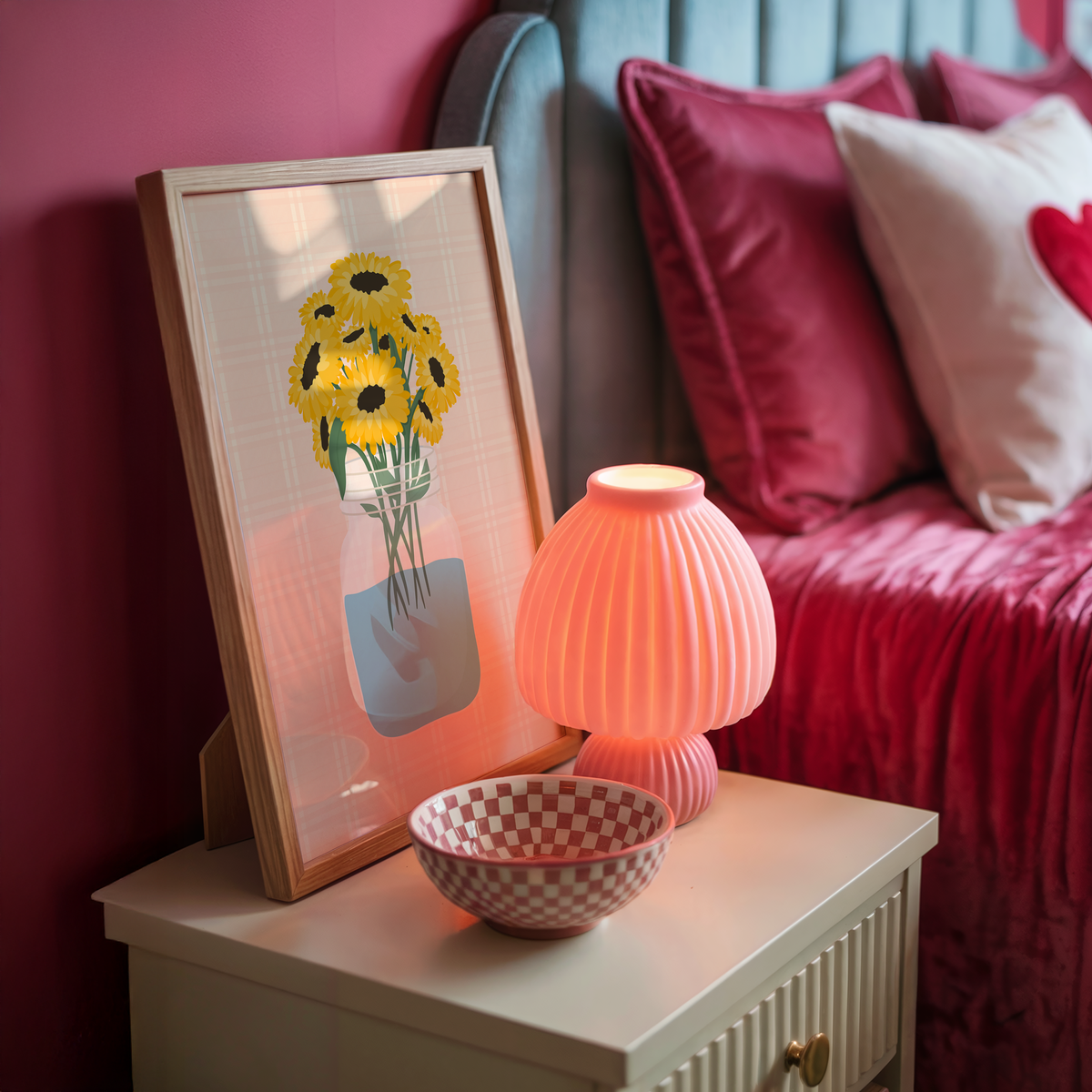 Autumn Sunflowers Print