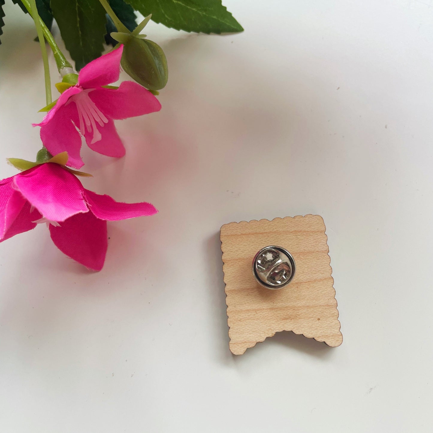 Have A Nap & Try Again Wooden Pin Badge