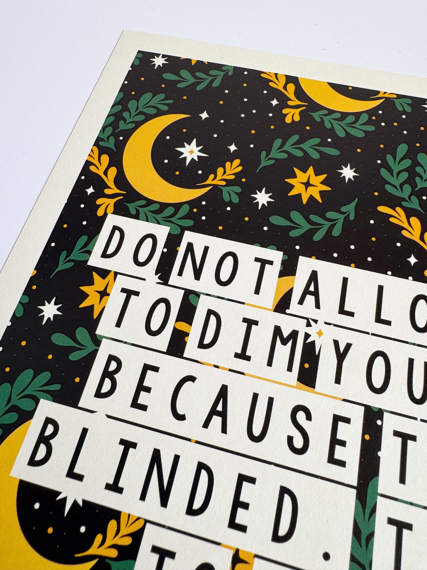 Limited Edition Lady GaGa Quote Print - A4