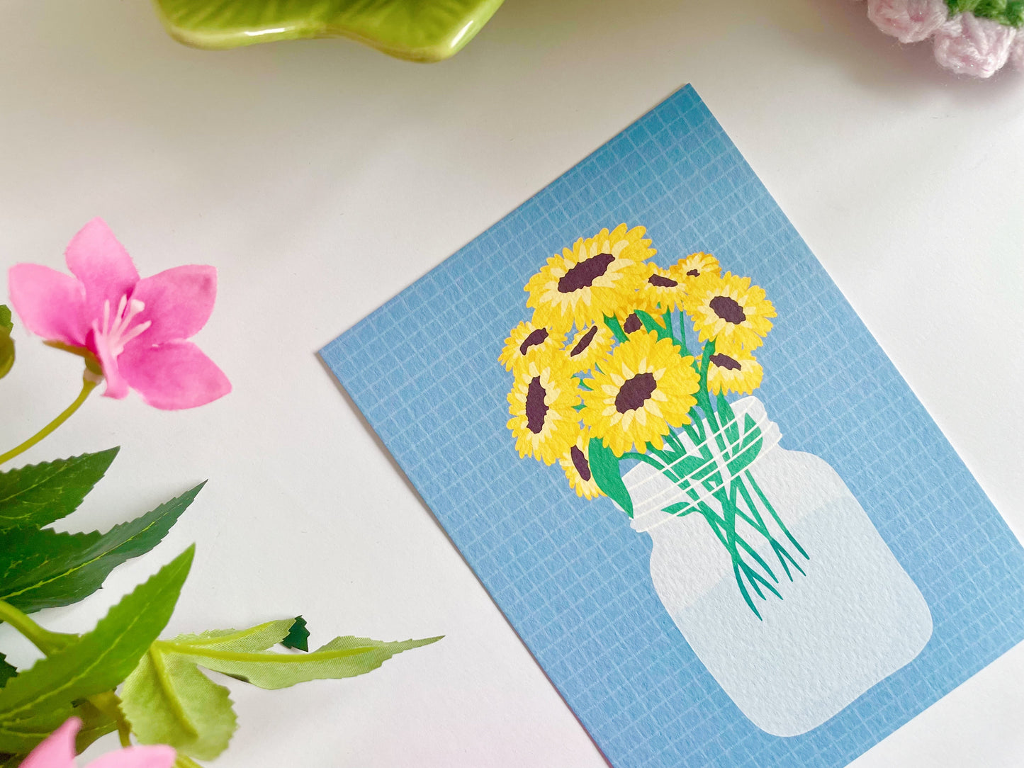 Sunflowers Luxury Postcard
