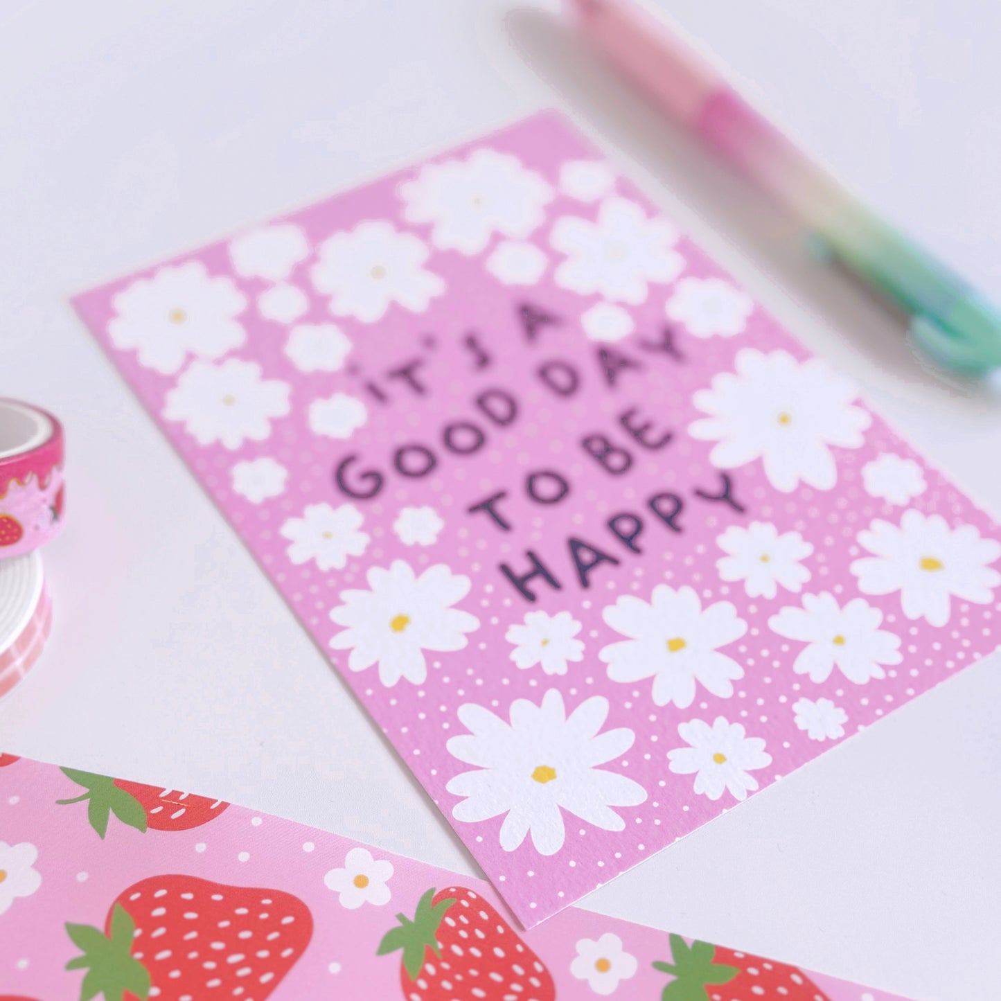 It's A Good Day To Be Happy Postcard