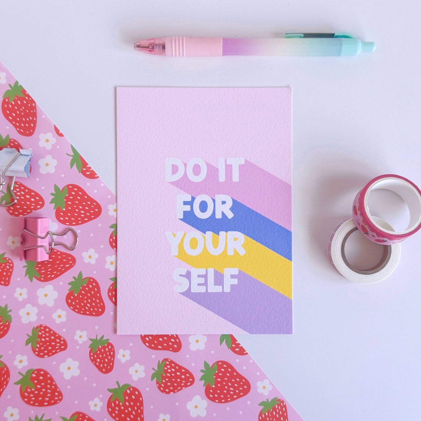 Do It For Yourself Postcard