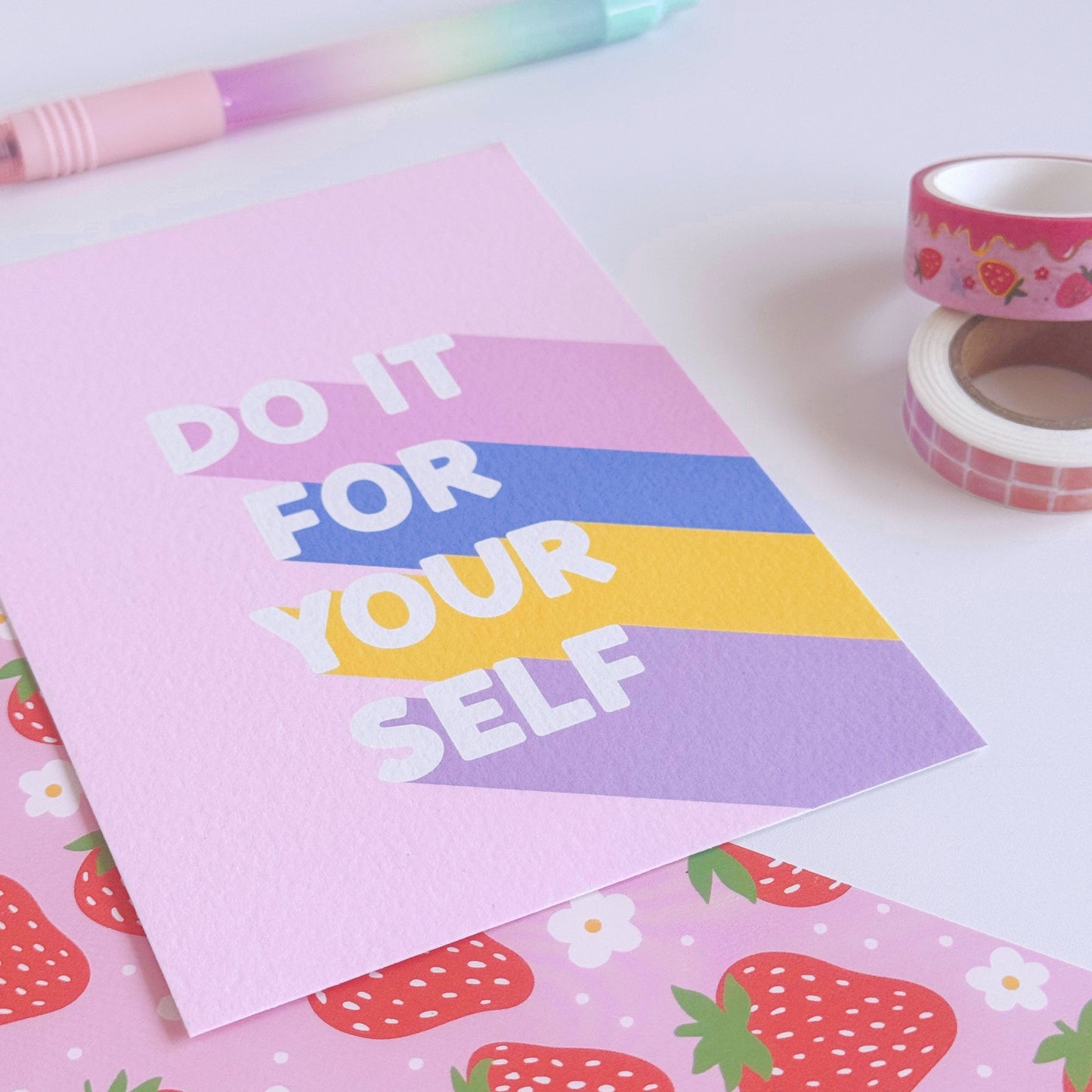 Do It For Yourself Postcard