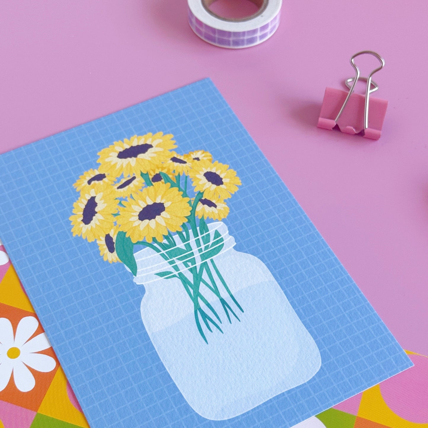 Sunflowers Luxury Postcard