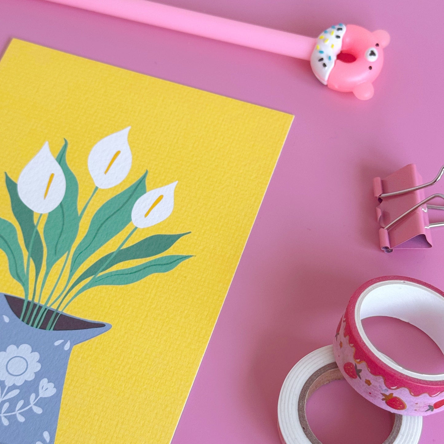 Calla Lily Luxury Postcard