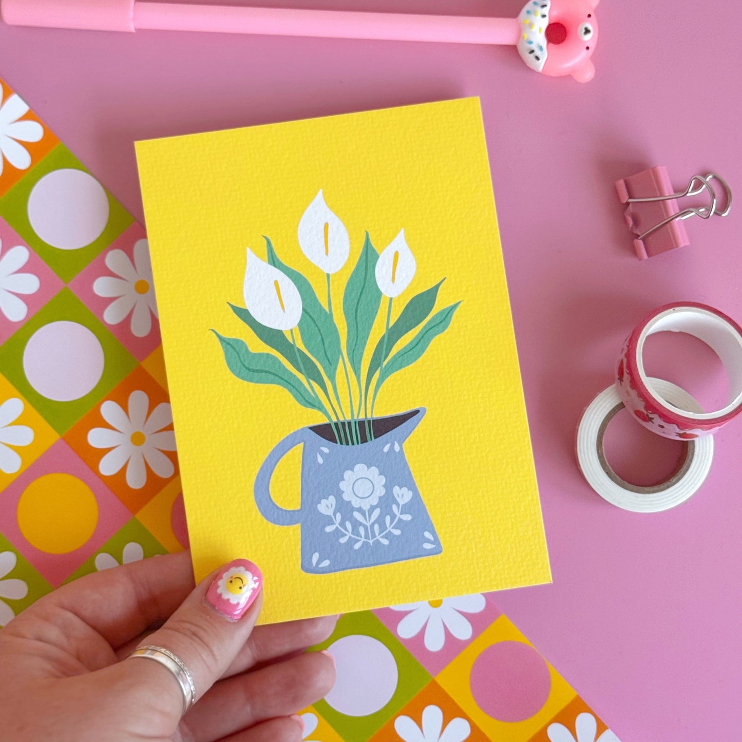 Calla Lily Luxury Postcard