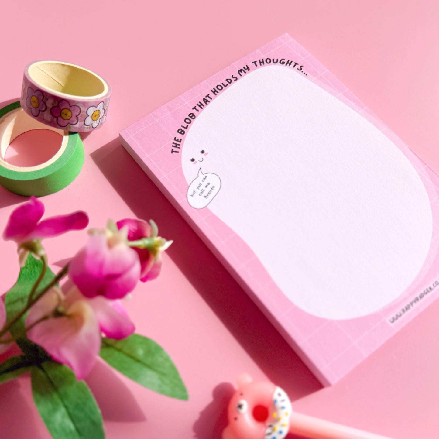A6 Notepad - Brenda, The Blob That Holds My Thoughts - 100 Pages