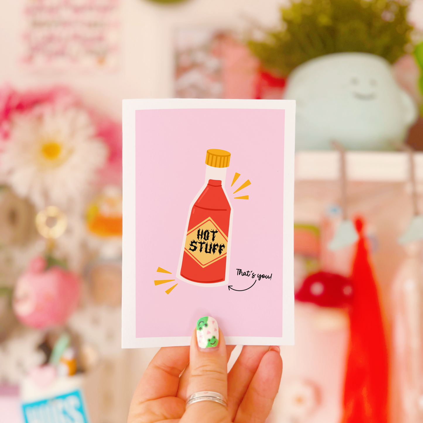 Hot Stuff Card - A6 Greetings Card