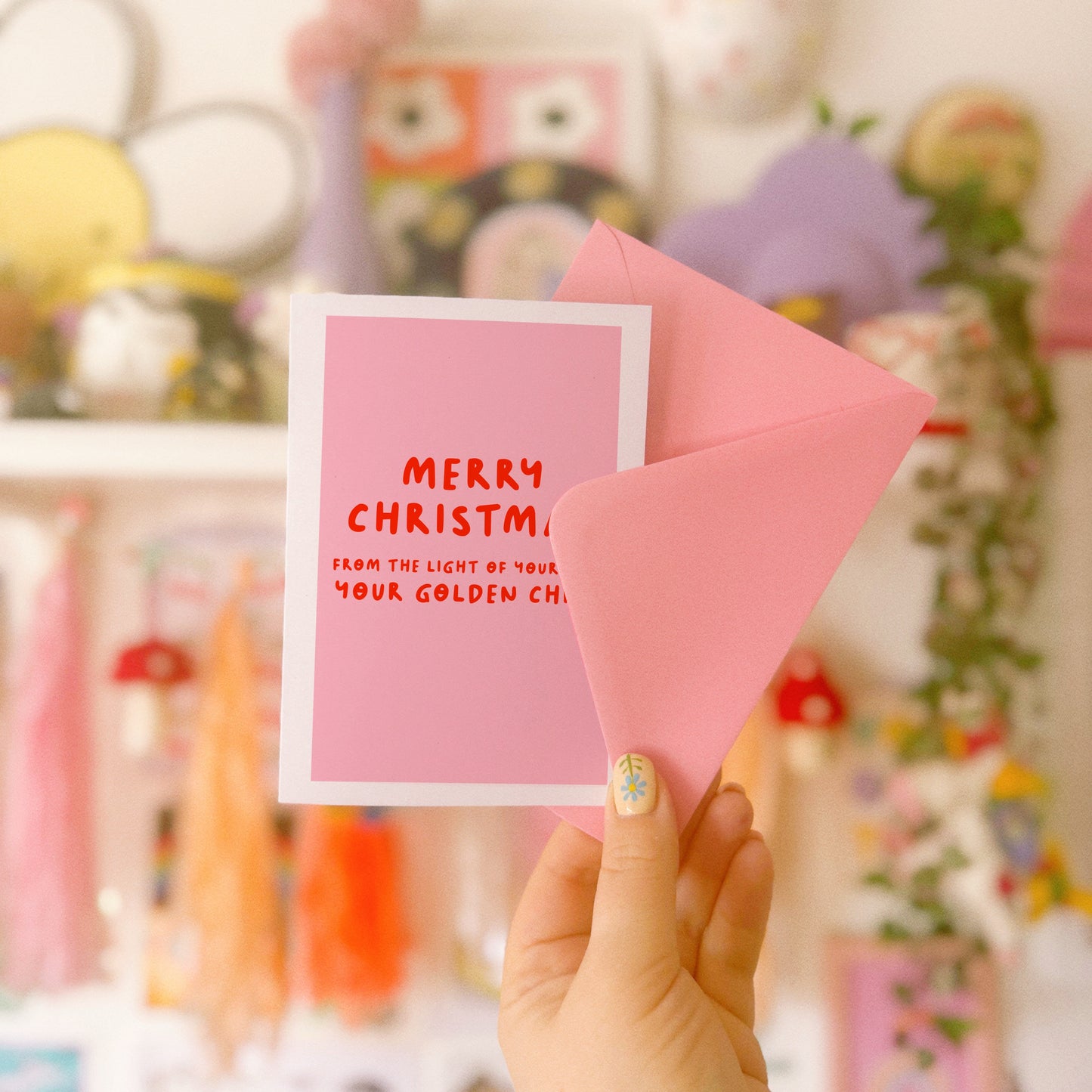 Funny Favourite Child Christmas Card - A6 Greeting Card with Envelope