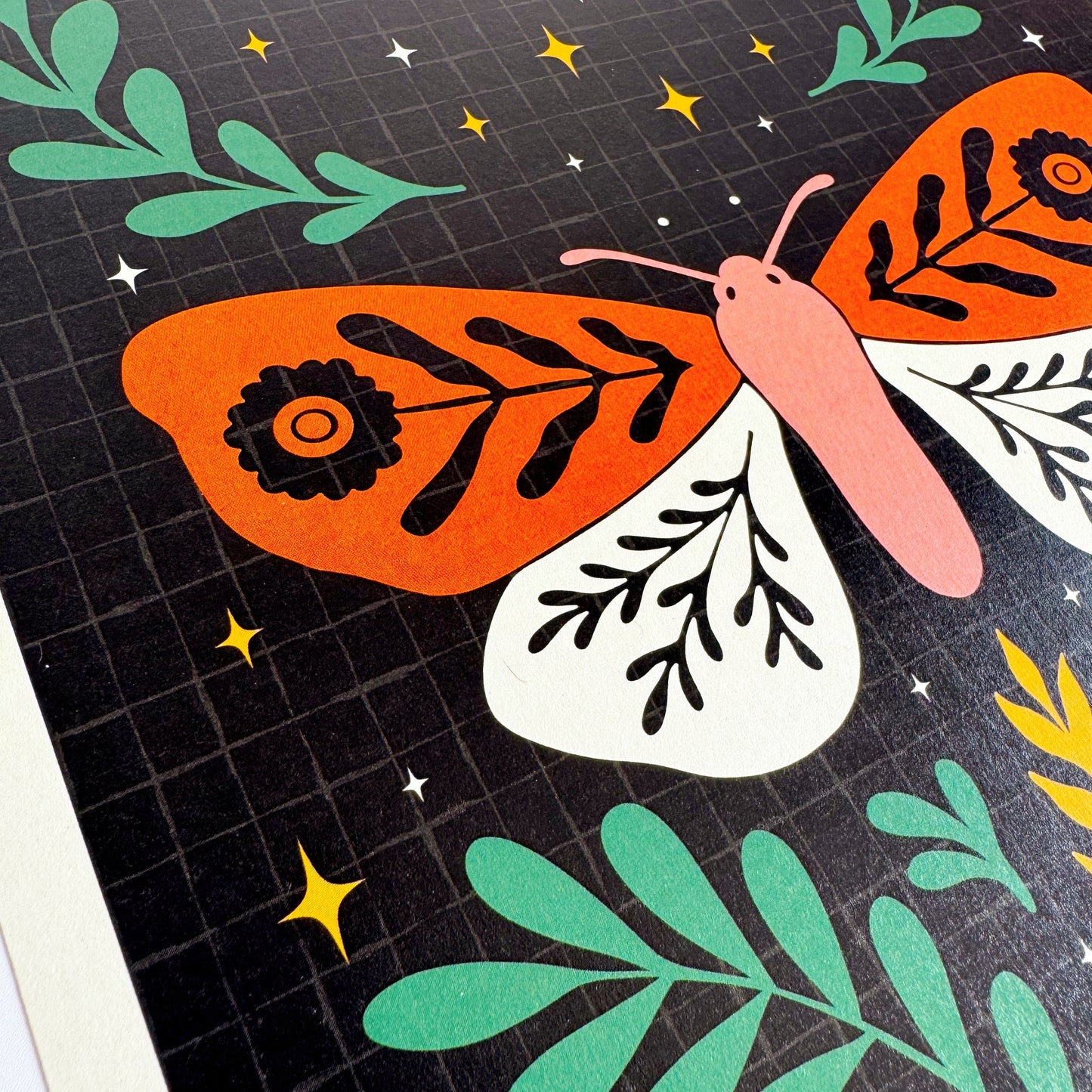 Limited Edition Print - Celestial Moth Print - A4