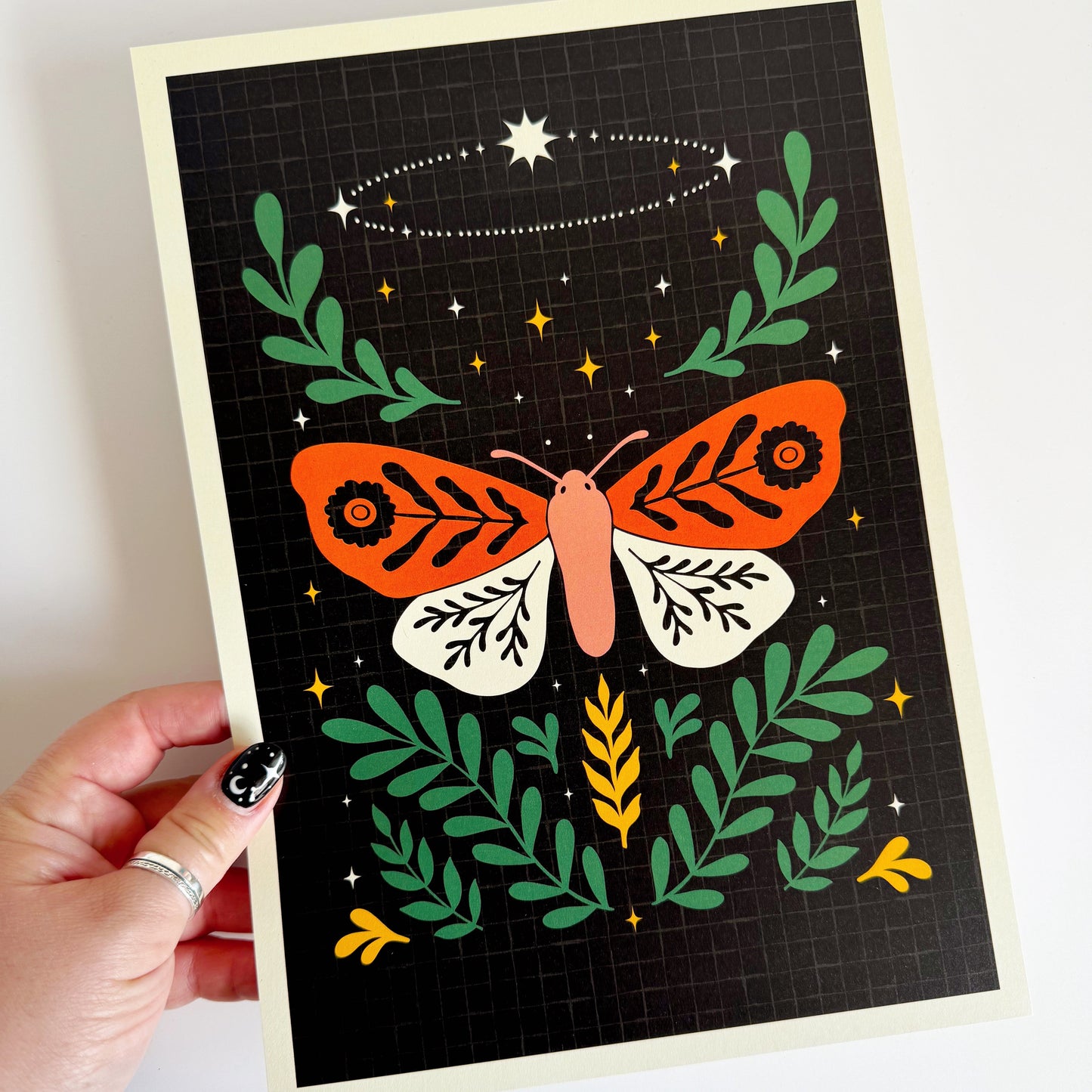 Limited Edition Print - Celestial Moth Print - A4