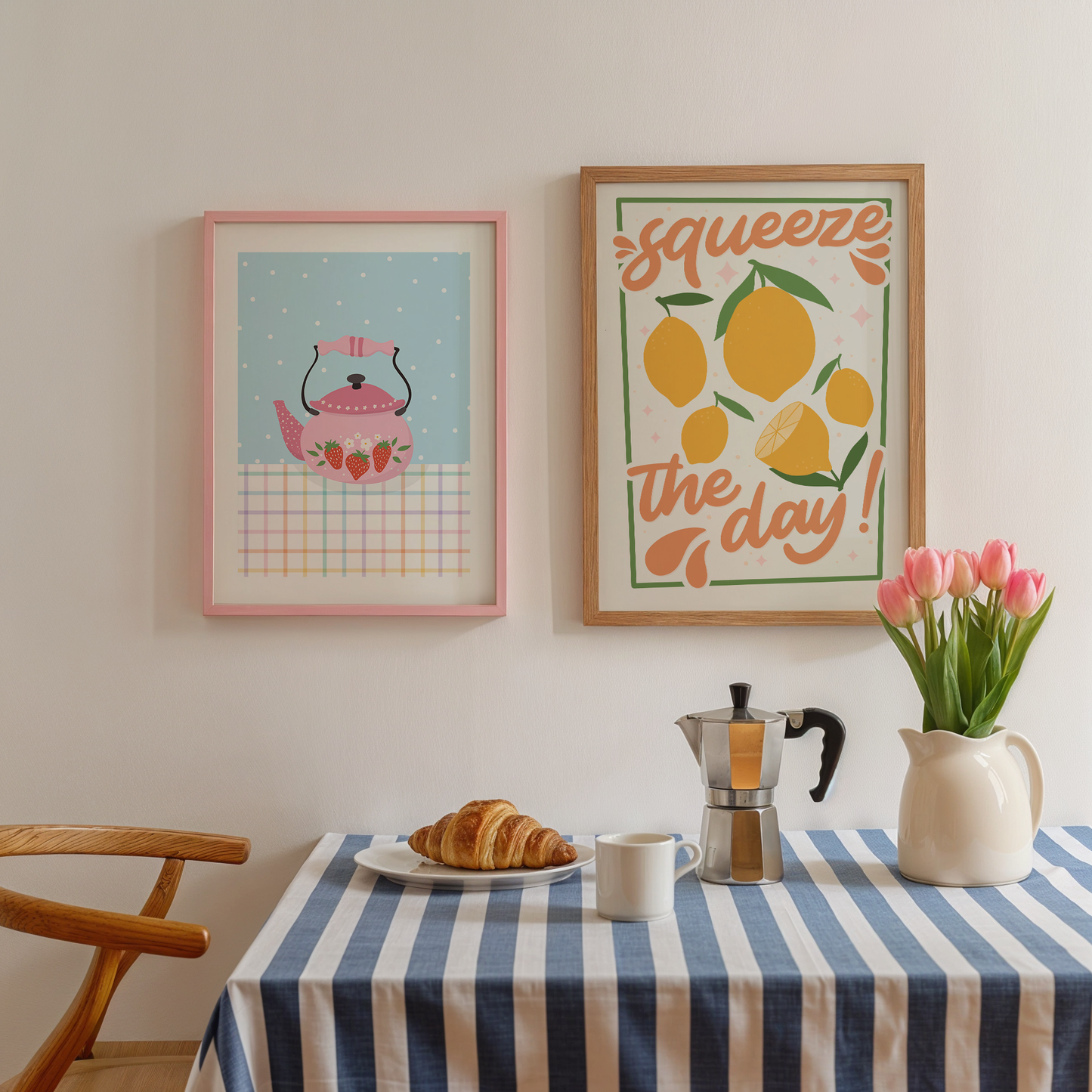 Pink Kettle Print