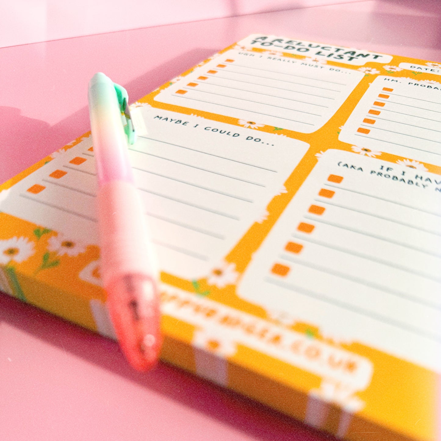 A5 Reluctant To-Do list Notepad - 100 Pages