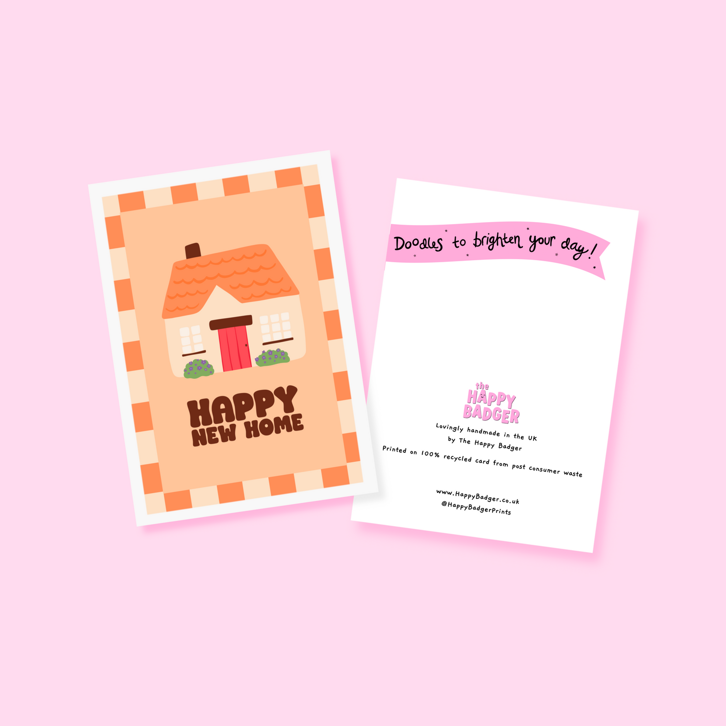 Happy New Home - A6 Greetings Card