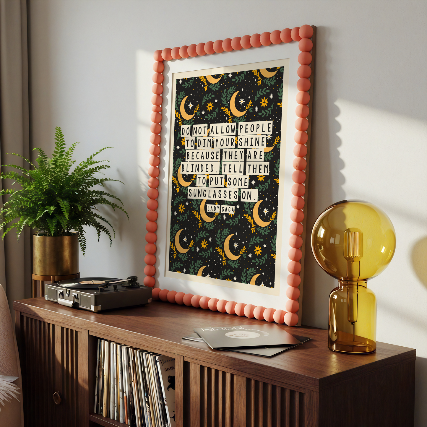 Lady Gaga Quote Print (Limited Edition Print)