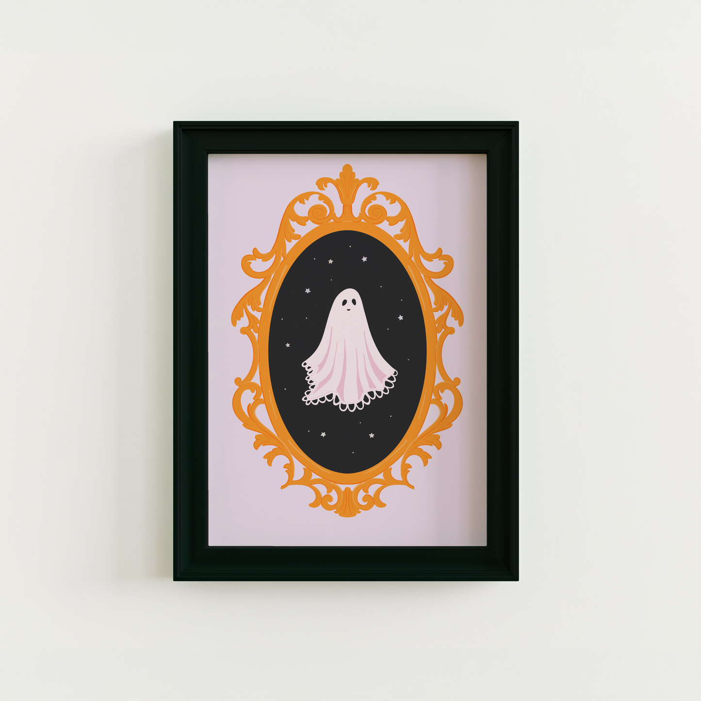 Ghost Print - Halloween Themed Wall Art