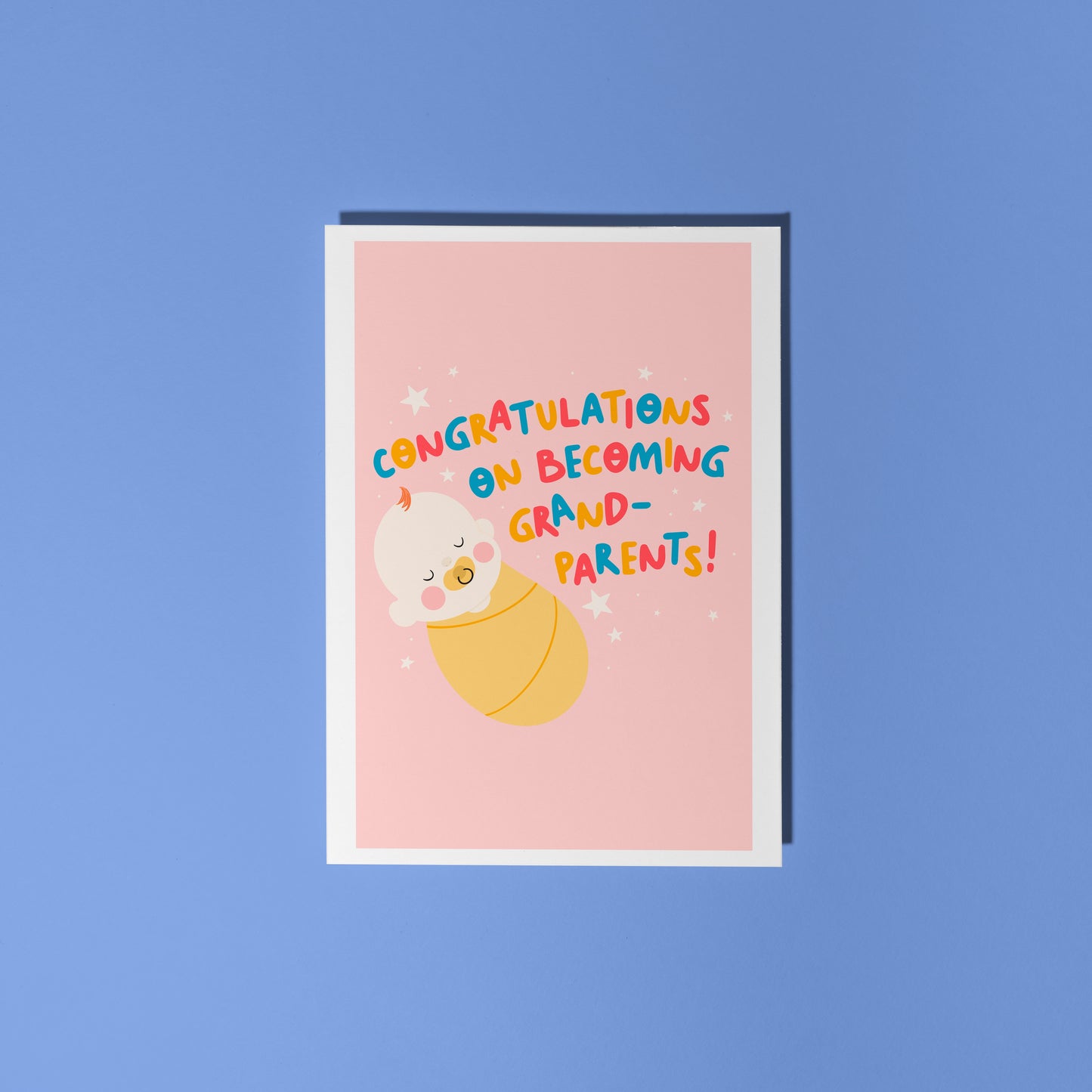 Congratulations on Becoming Grandparents Card - A6 Greetings Card