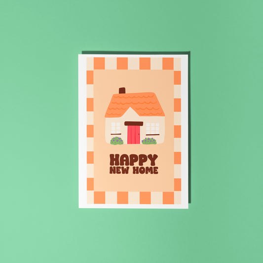 Happy New Home - A6 Greetings Card