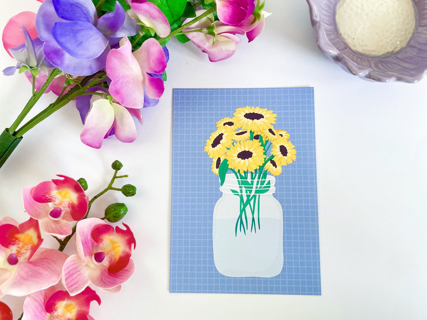 Flower Postcards - Pack of 6 Luxury Postcards