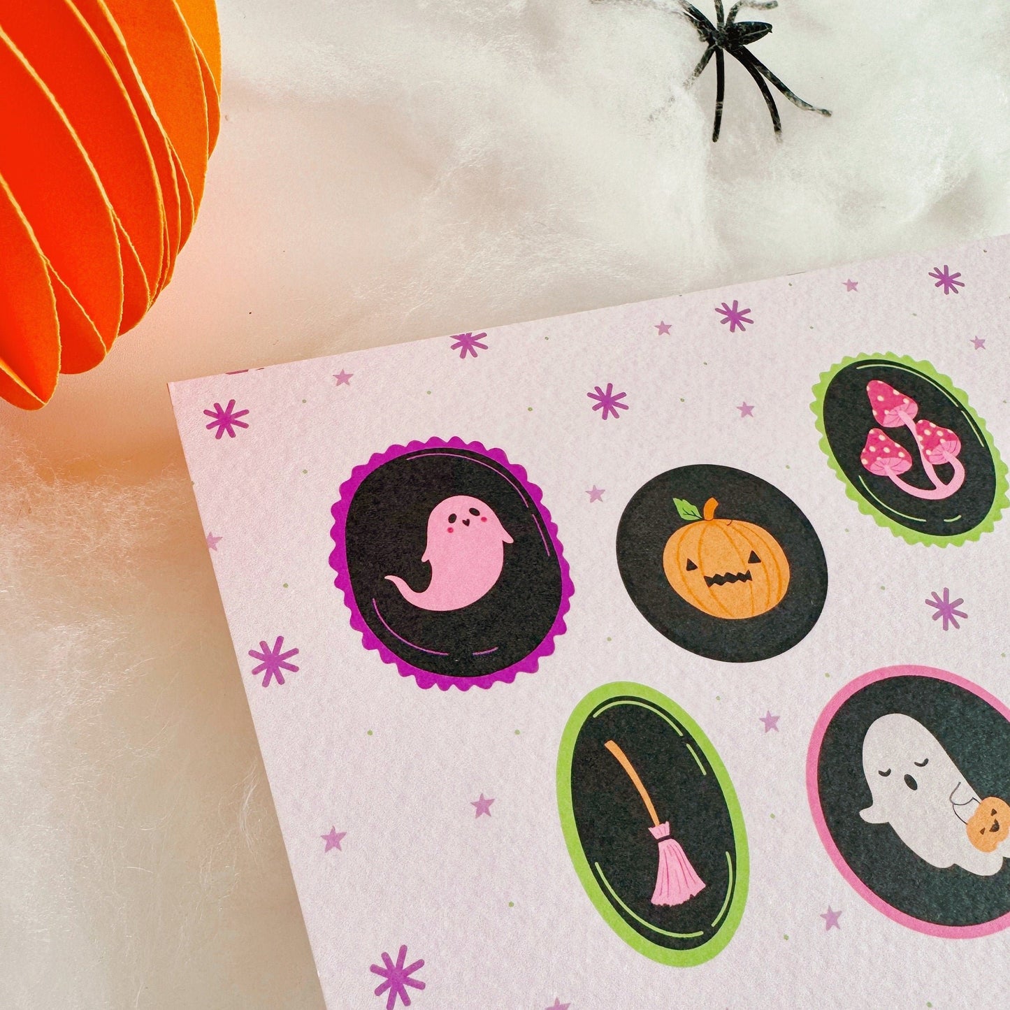 Halloween Spooky Frames Postcard