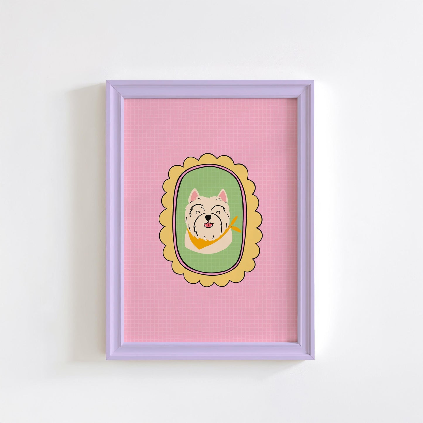 West Highland Terrier Print - Cute Dog Wall Art