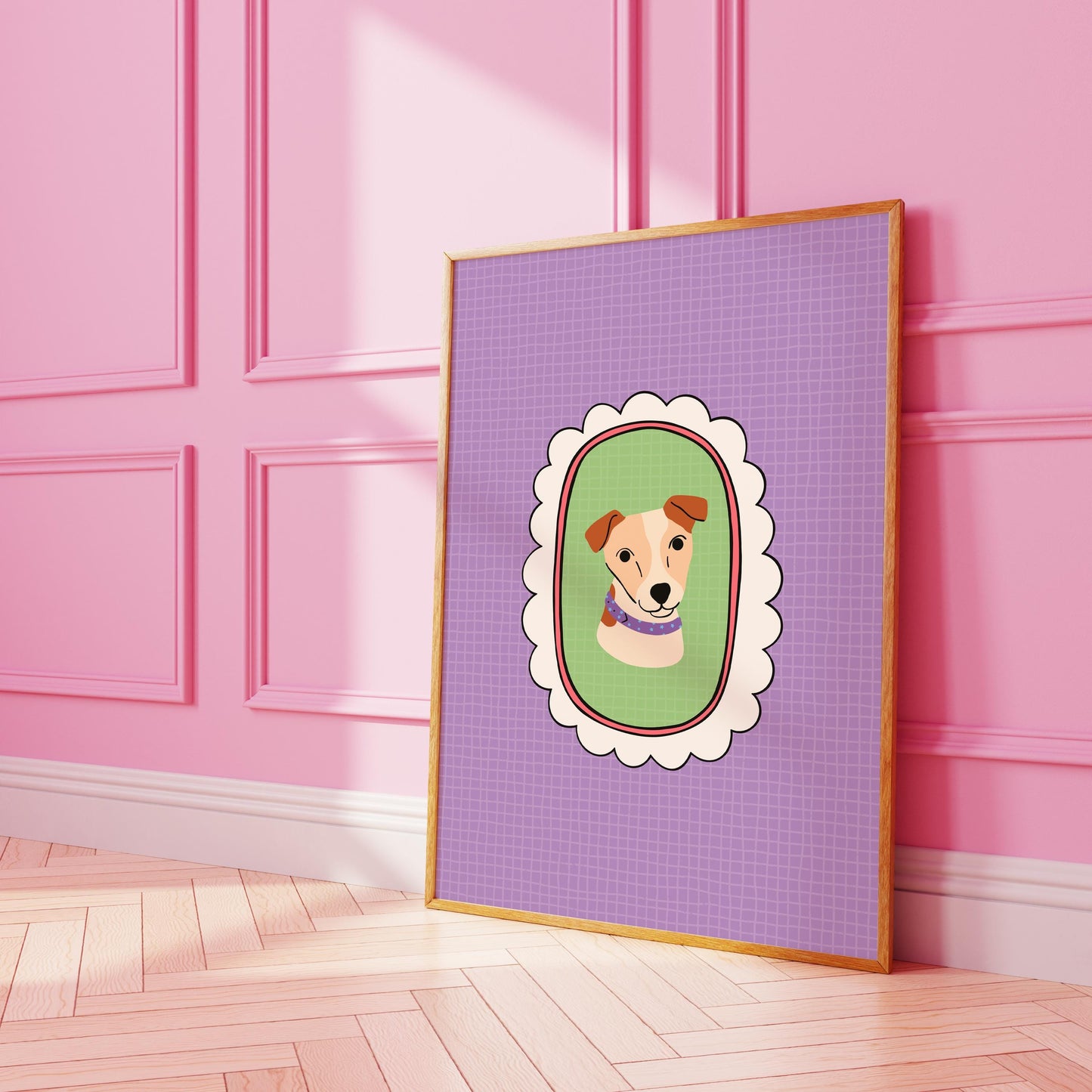 Jack Russell Print - Cute Dog Illustration Art