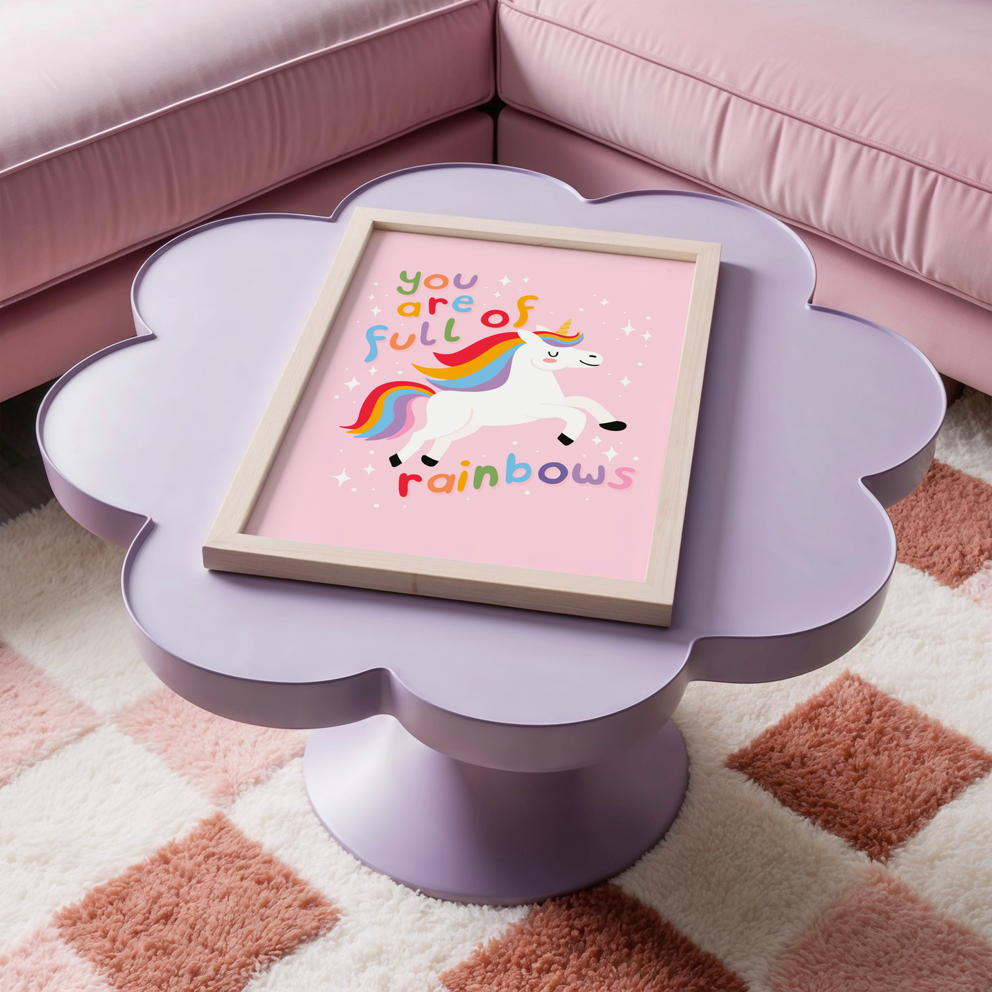 You Are Full Of Rainbows Print - Unicorn Wall Art