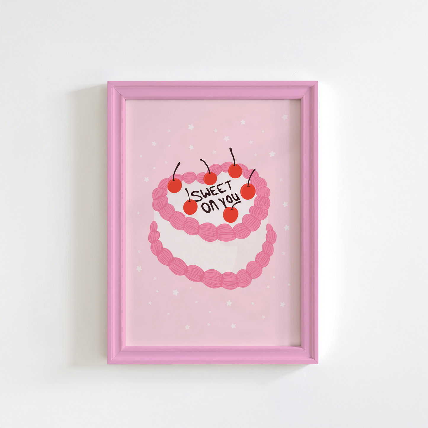 Sweet On You Cake Print