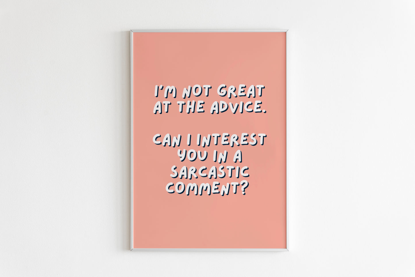 Can I Interest You In A Sarcastic Comment? Quote Print (Chandler Bing - Friends)