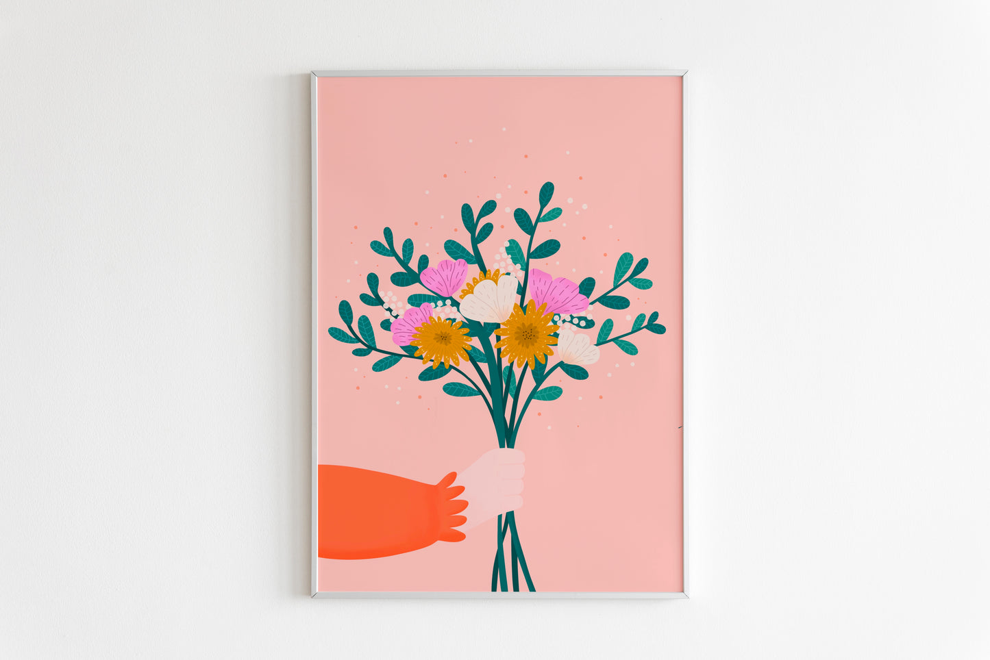Bunch Of Flowers Print