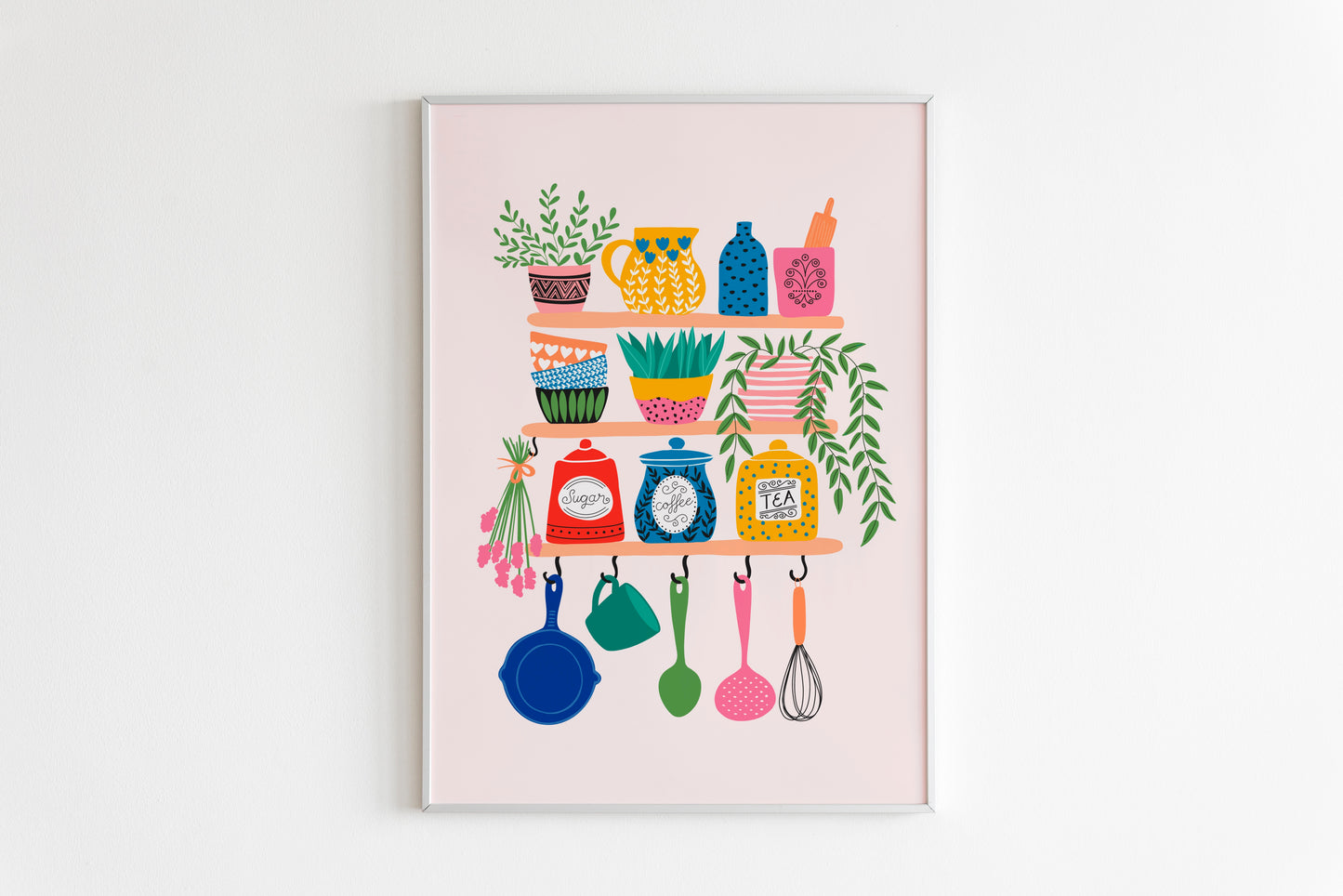 Colourful Kitchen Print