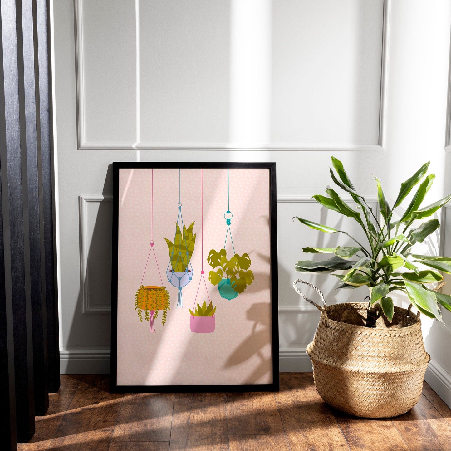 Hanging Plants Print - Botanical Wall Art