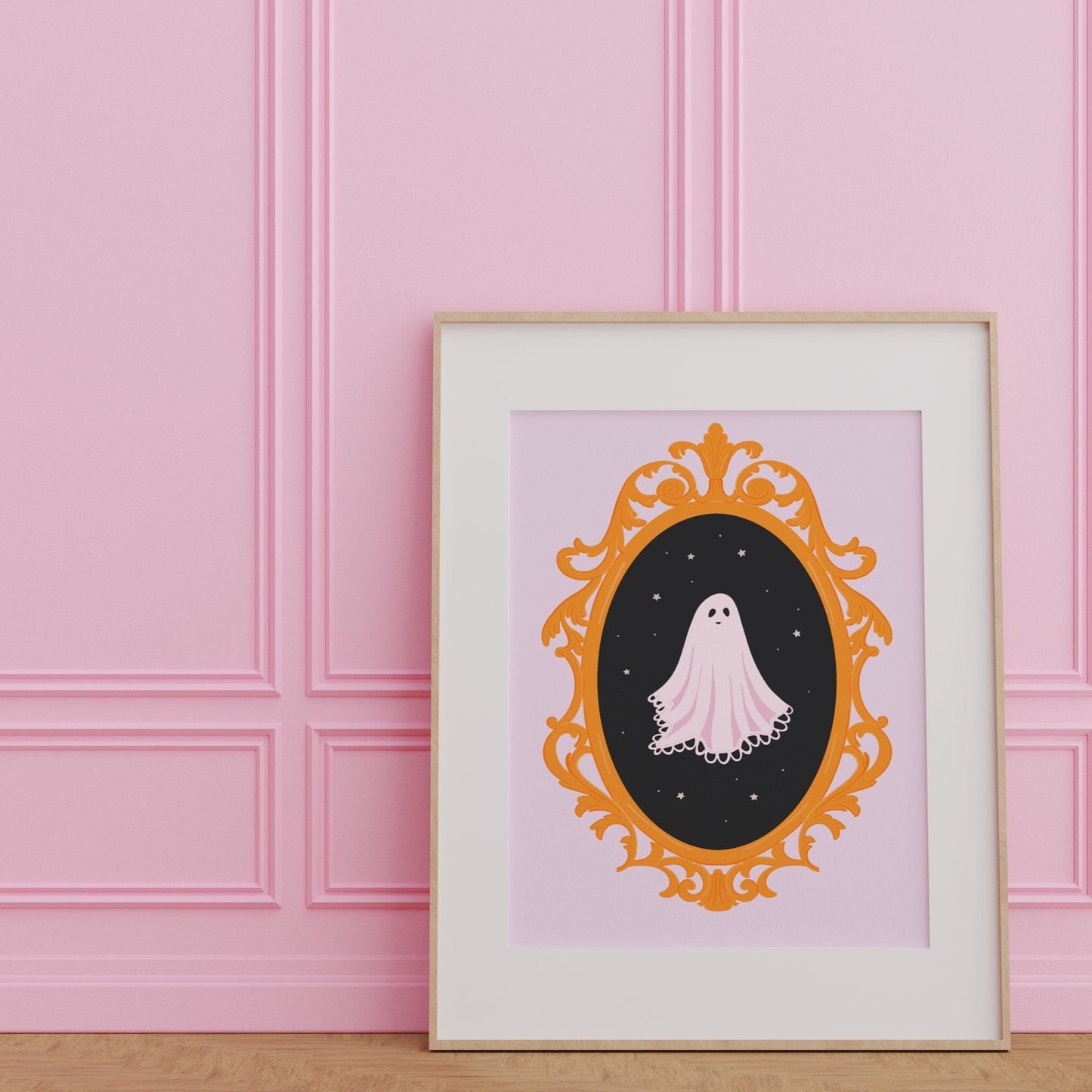 Ghost Print - Halloween Themed Wall Art
