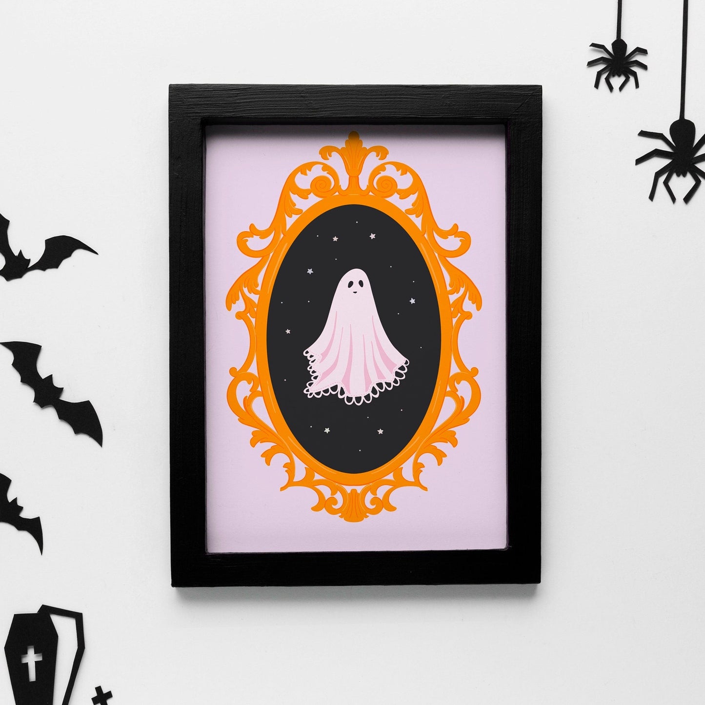 Ghost Print - Halloween Themed Wall Art
