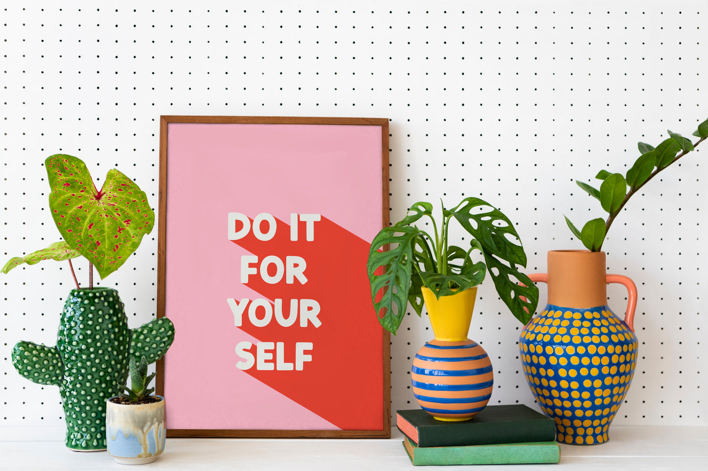 Do It For Yourself Print in Pink