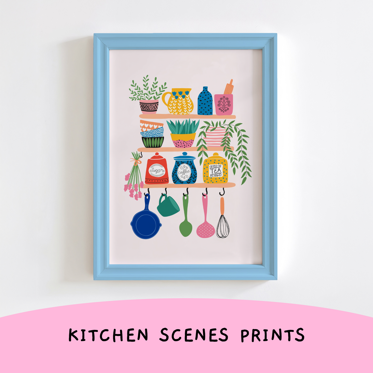 Kitchen Scene Illustrations