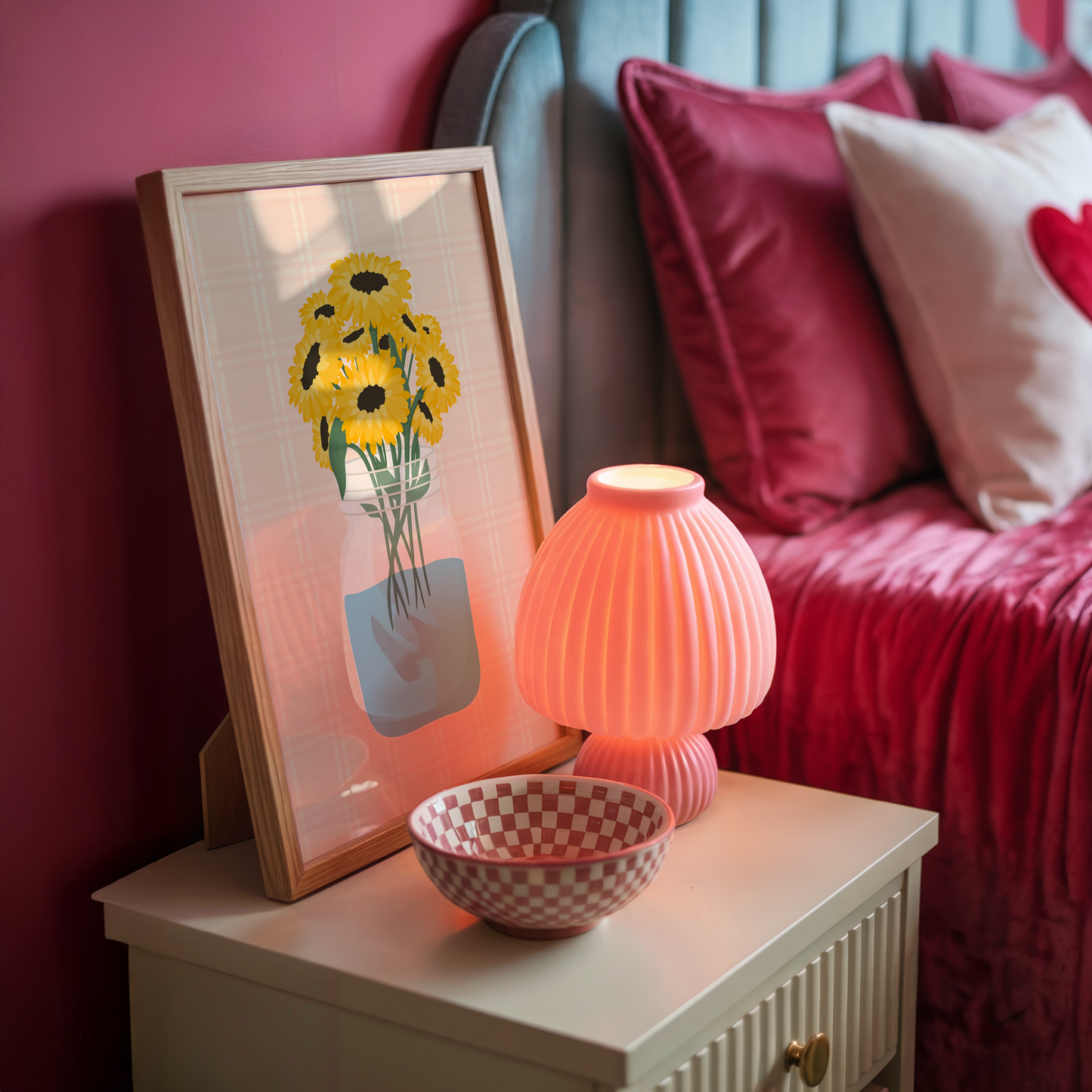 Autumn Sunflowers Print