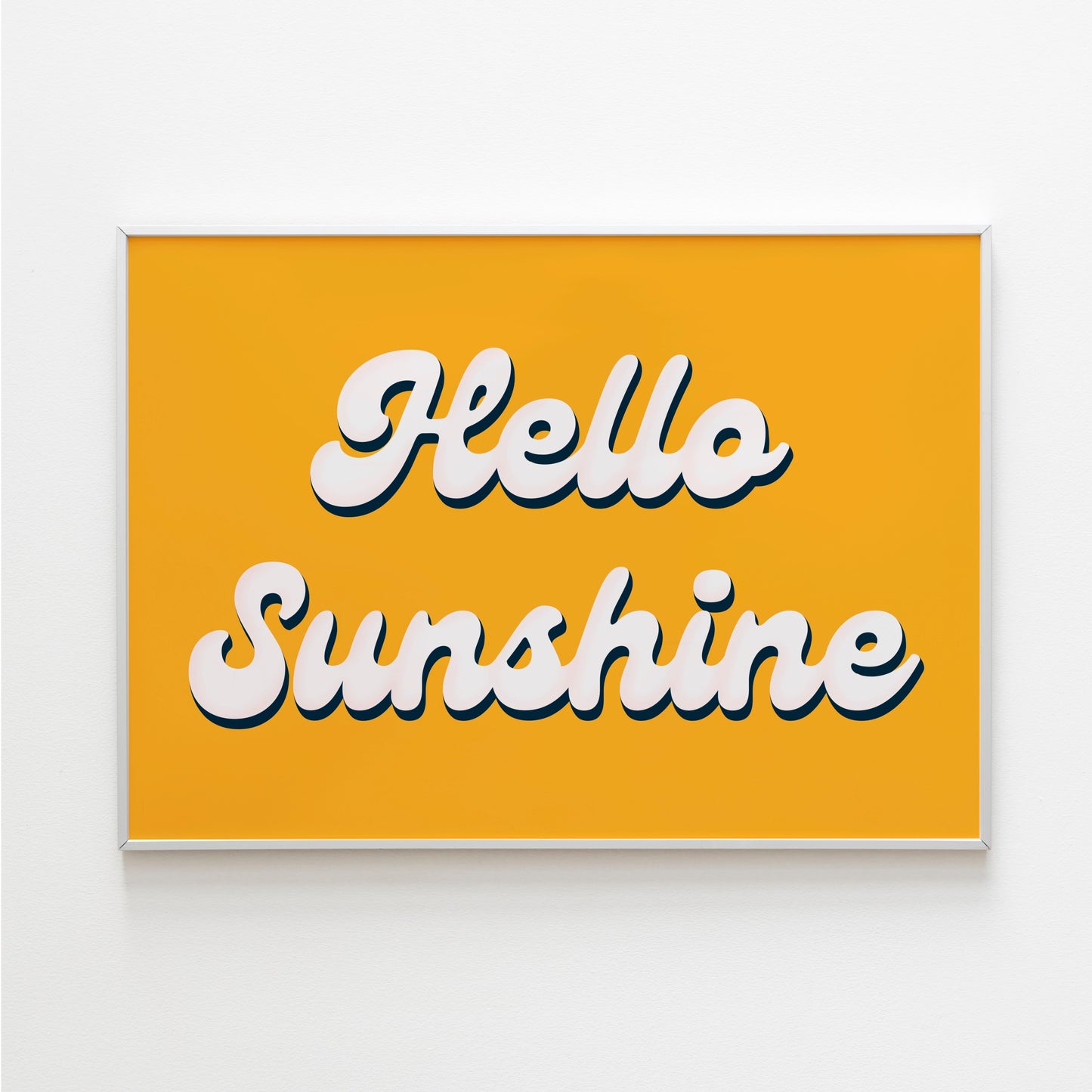 Hello Sunshine Print in Yellow