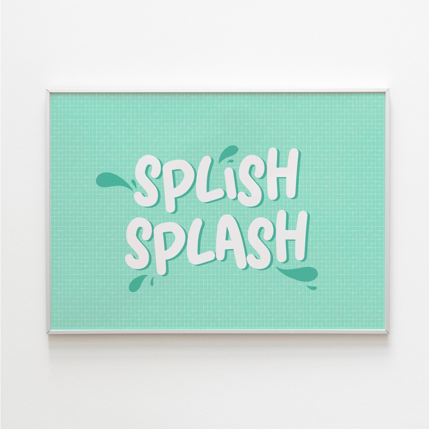 Splish Splash Bathroom Print