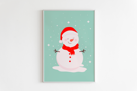 Snowman Print