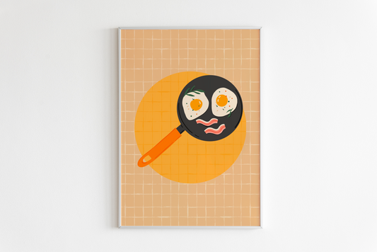 Bacon and Eggs Print