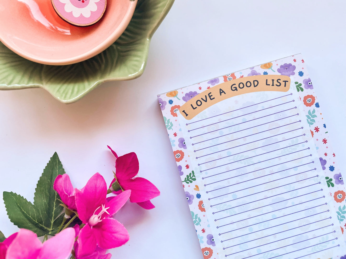 A6 I Love A Good List Notepad - 100 Pages
