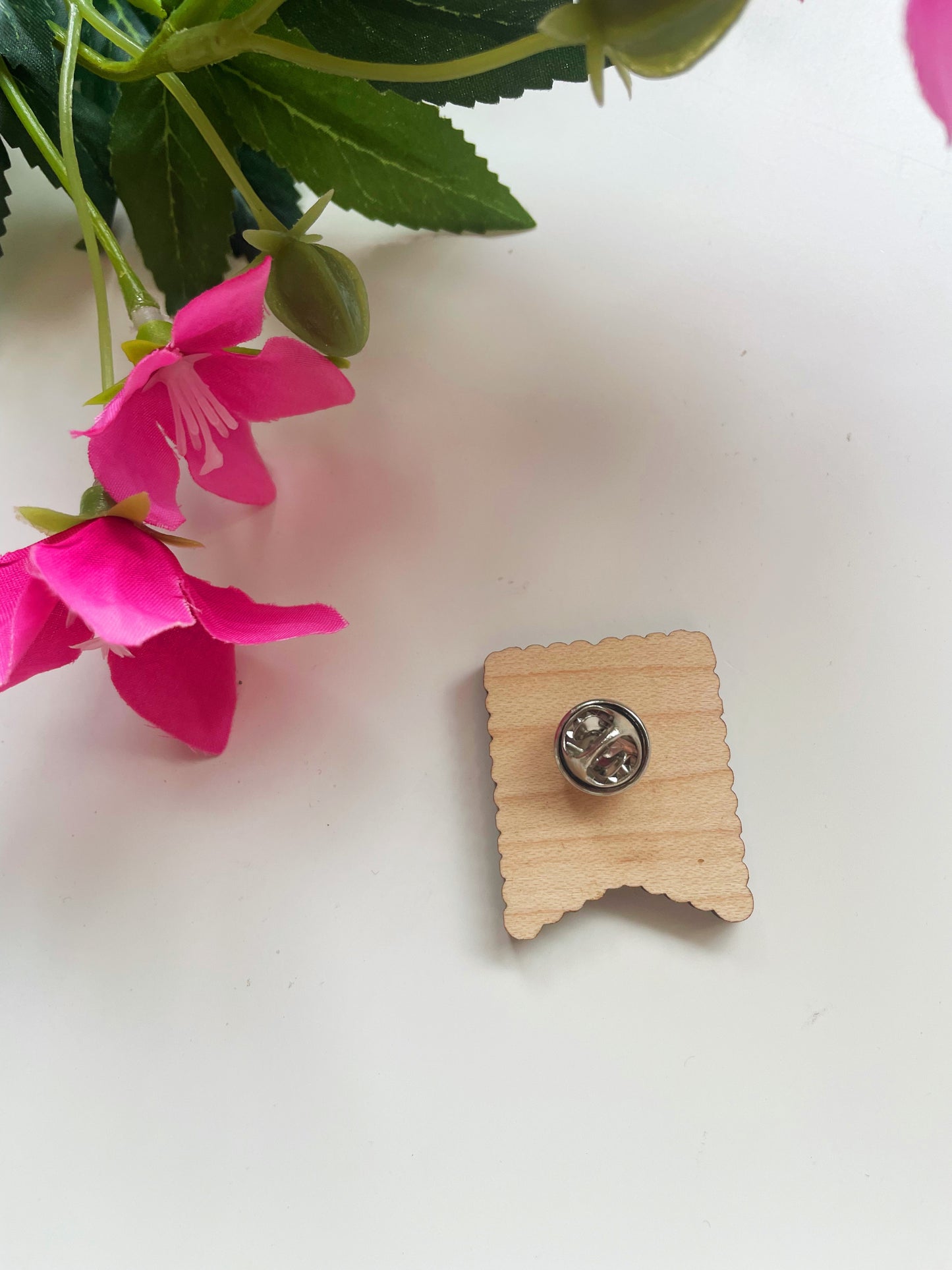 Have A Nap & Try Again Wooden Pin Badge