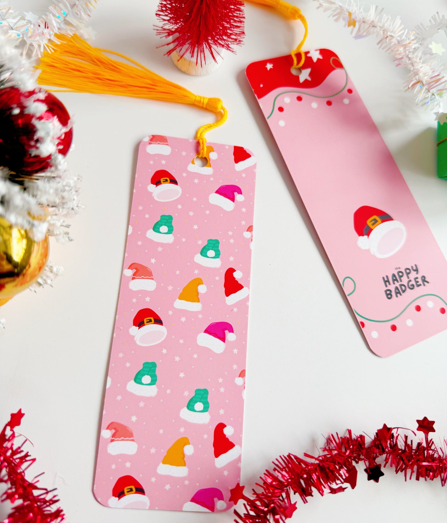 Christmas Hats Bookmark