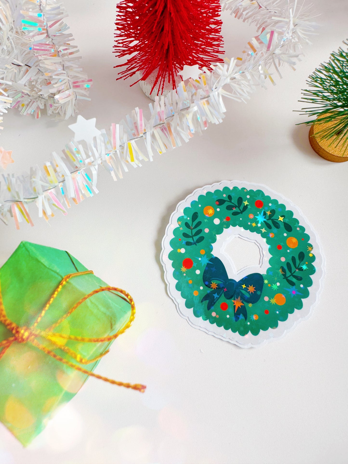 Christmas Wreath Sticker