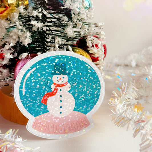 Christmas Snow Globe Sticker