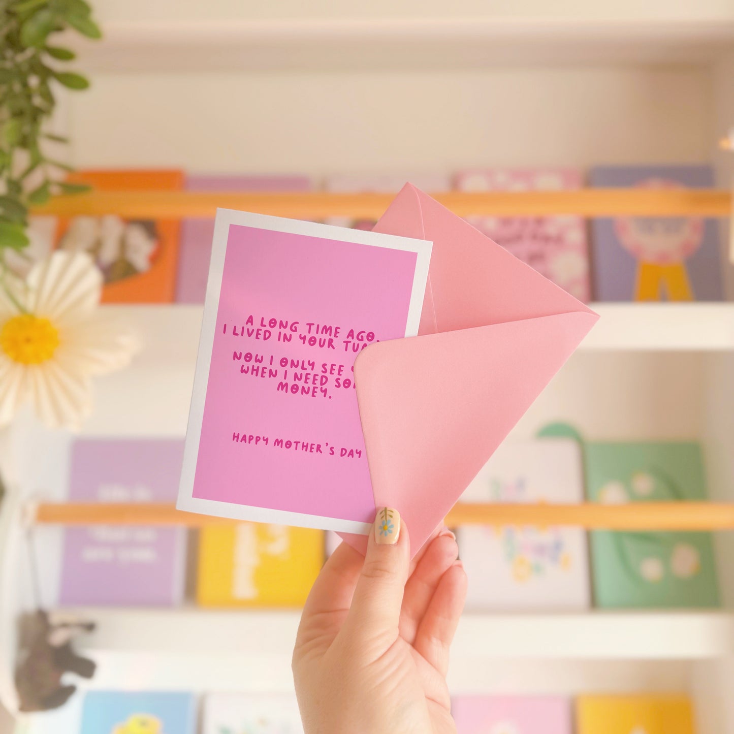 Funny Mother's Day Card - Pink A6 Greetings Card