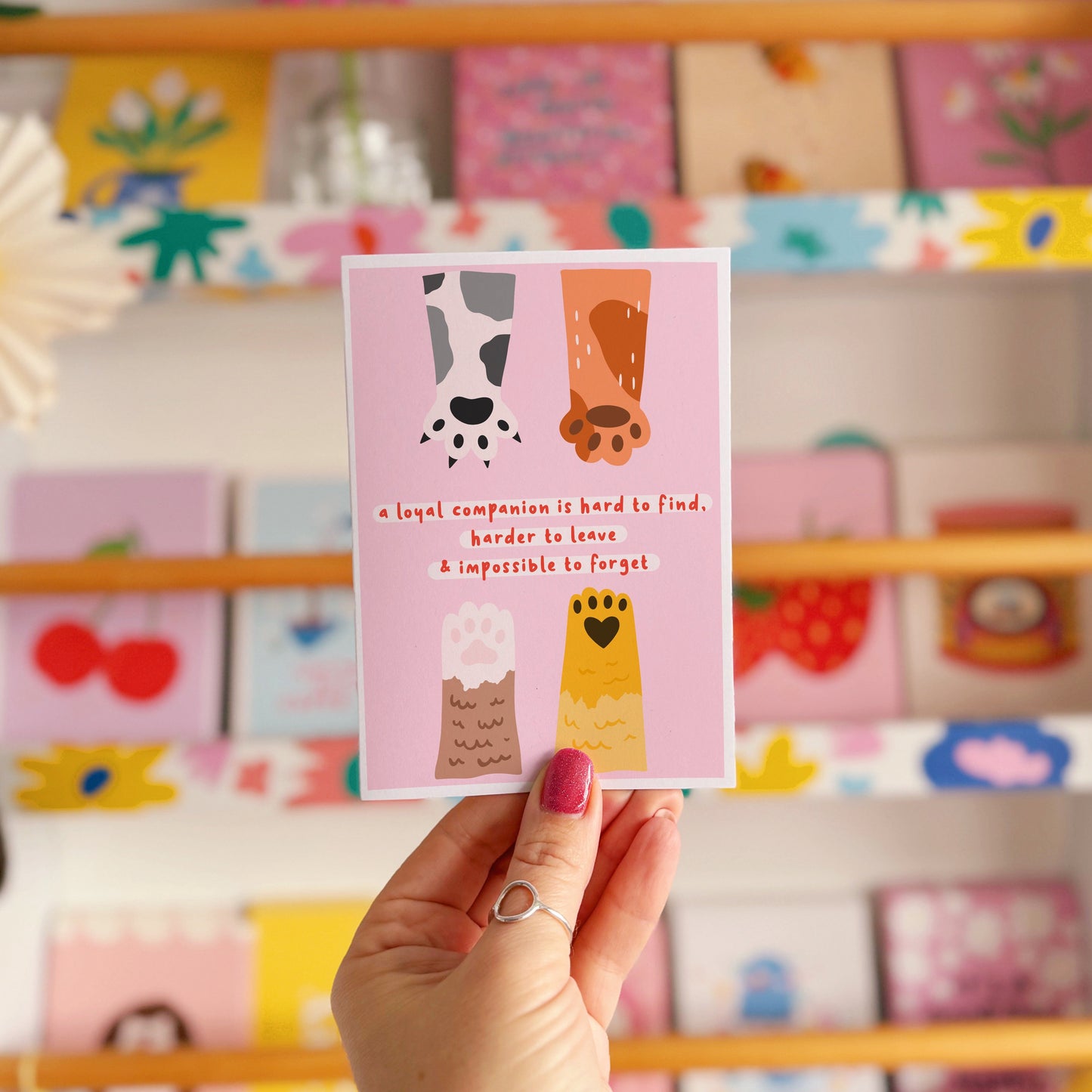 Pet Loss Quote Card - A6 Greetings Card
