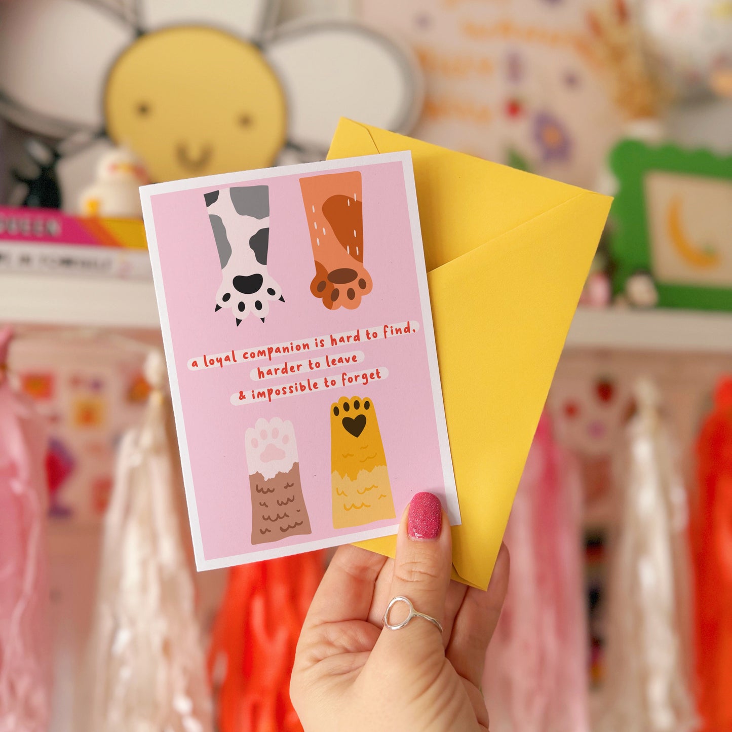 Pet Loss Quote Card - A6 Greetings Card