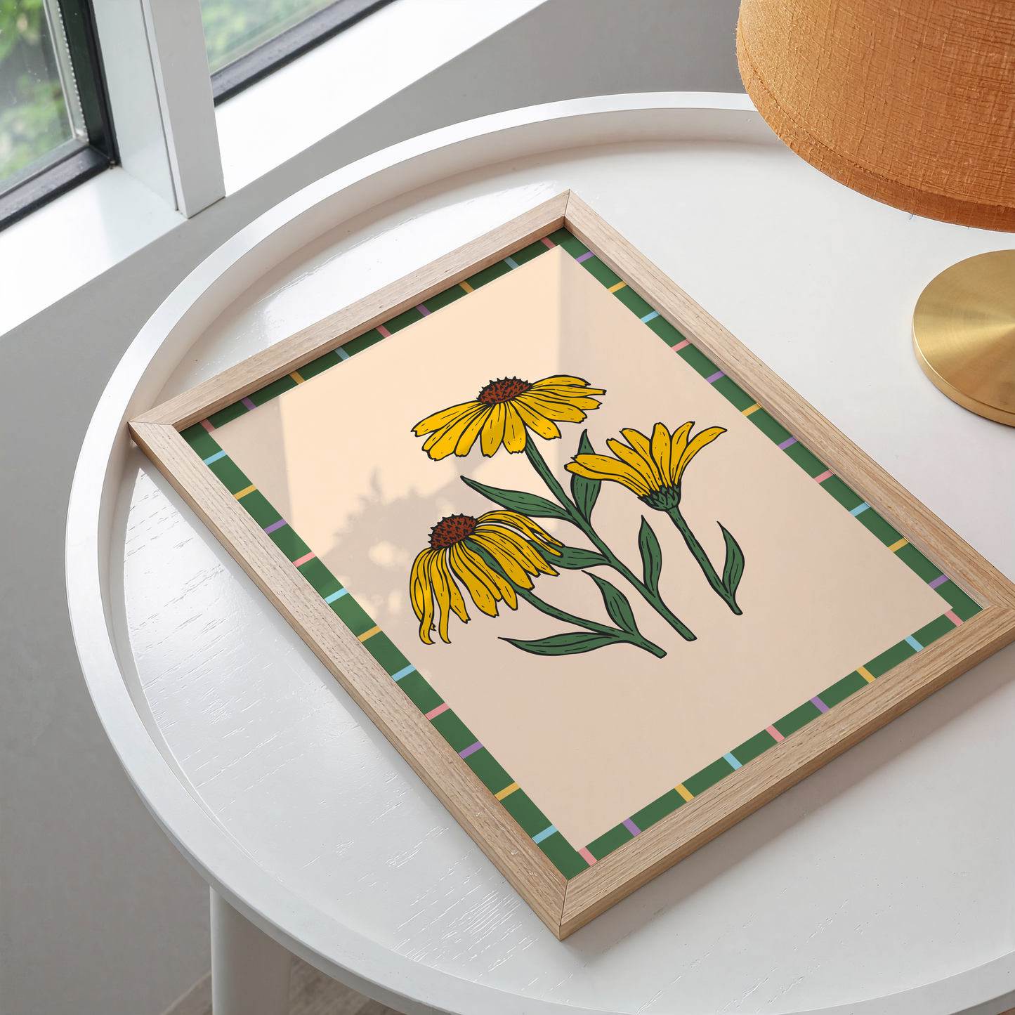 Autumn Daisies Print